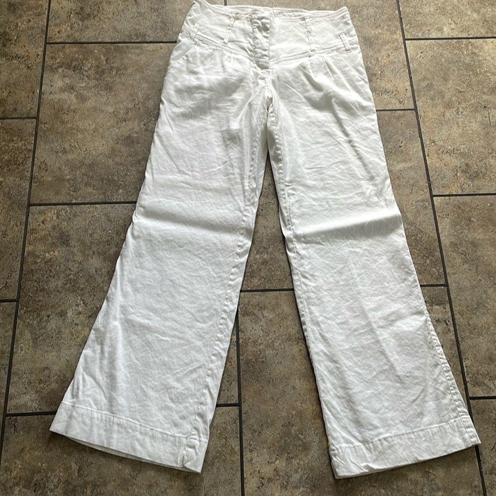 AREA Linen Lined Pants NWOT Size 6